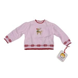 NWT Zubels 6M Reindeer Sweater
